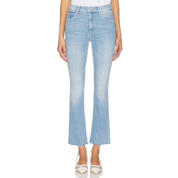 NWT Mother Insider Ankle Fray in Friendly Reminder High Crop Bootcut Jeans 27 - Picture 2 of 13